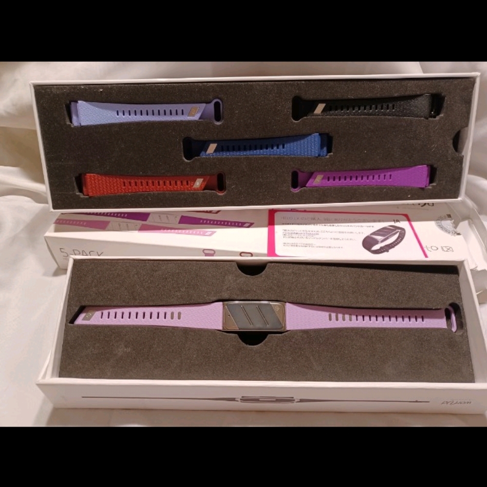 Helo Watch Set with Germanium Stones & 5 pack bands
